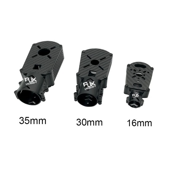RJXHOBBY 16mm 25mm 30mm 35mm Carbon Fiber Motor Mount Seat for UAV Hexacopter Multicopter Agricultural Drone
